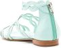Sarah Chofakian Naomi leren sandalen Blauw - Thumbnail 3