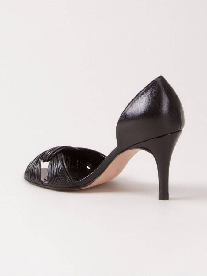 Sarah Chofakian open toe pumps Zwart