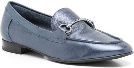 Sarah Chofakian Oxford Siena leren loafers Blauw