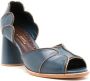 Sarah Chofakian Pattrice sandalen met gewelfde afwerking Blauw - Thumbnail 2