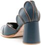 Sarah Chofakian Pattrice sandalen met gewelfde afwerking Blauw - Thumbnail 3