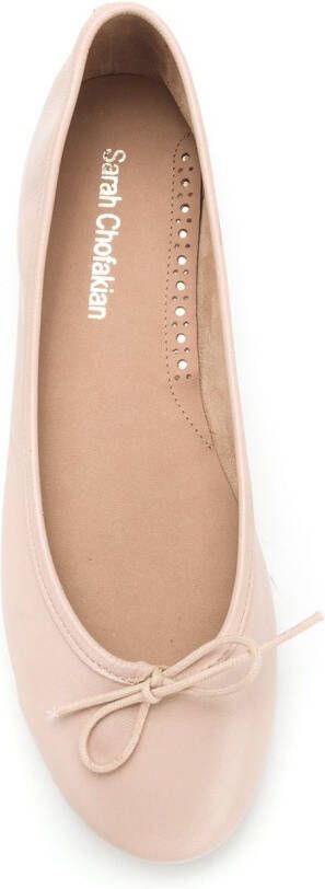 Sarah Chofakian platte ballerinas Beige