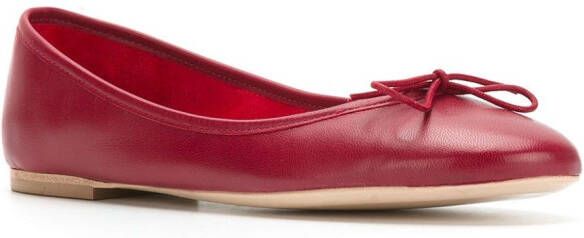 Sarah Chofakian platte ballerinas Rood