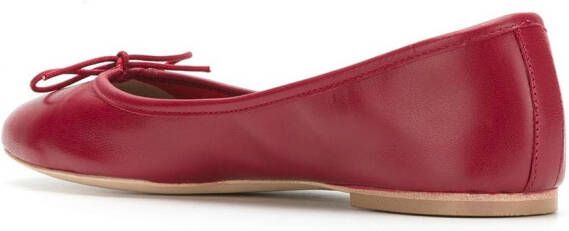 Sarah Chofakian platte ballerinas Rood