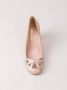 Sarah Chofakian pumps met chunky hak Beige - Thumbnail 4