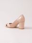 Sarah Chofakian pumps met chunky hak Beige - Thumbnail 3