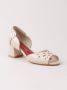 Sarah Chofakian pumps met chunky hak Beige - Thumbnail 2