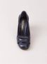 Sarah Chofakian pumps met chunky hak Blauw - Thumbnail 4