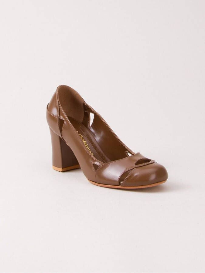 Sarah Chofakian chunky heel pumps Bruin