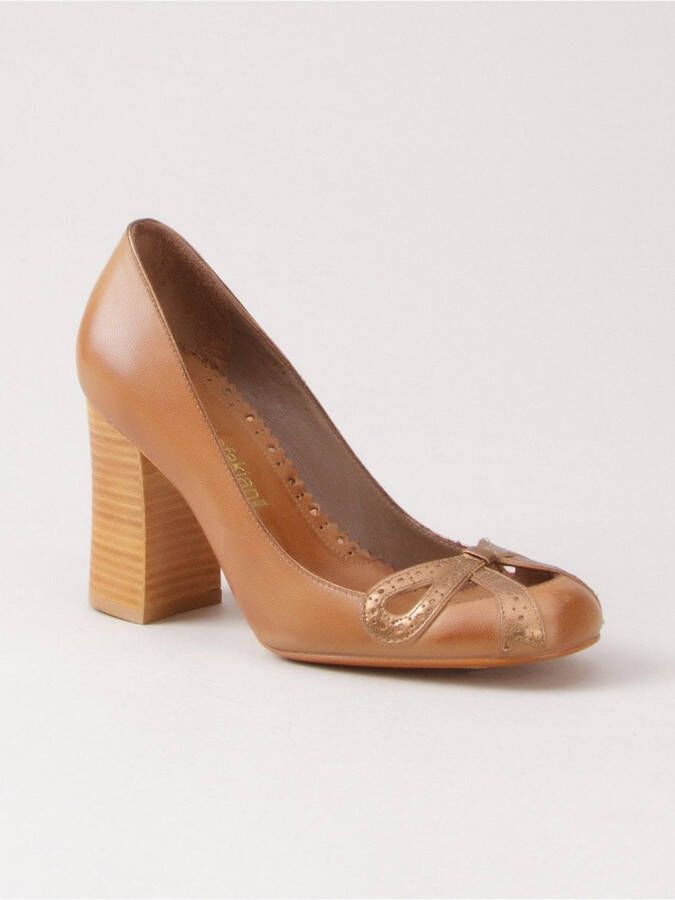 Sarah Chofakian chunky heel pumps Bruin