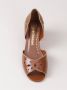 Sarah Chofakian pumps met chunky hak Bruin - Thumbnail 4