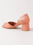 Sarah Chofakian chunky heel pumps Geel - Thumbnail 3