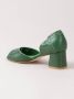 Sarah Chofakian chunky heel pumps Groen - Thumbnail 3