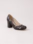 Sarah Chofakian pumps met chunky hak Zwart - Thumbnail 2