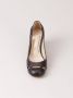 Sarah Chofakian pumps met chunky hak Zwart - Thumbnail 4