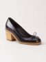 Sarah Chofakian pumps met chunky hak Zwart - Thumbnail 2