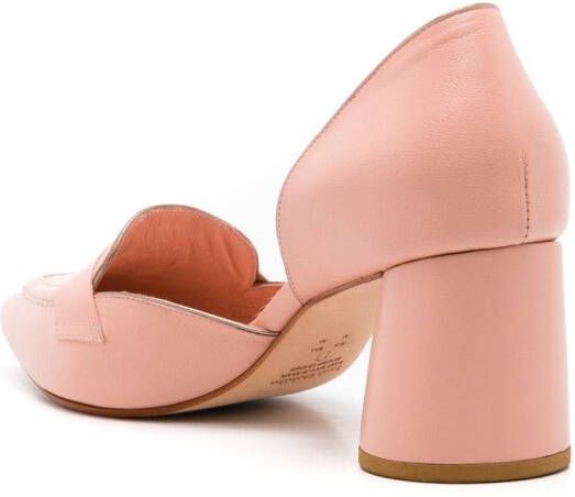 Sarah Chofakian Pumps met puntige neus Roze