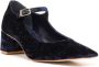 Sarah Chofakian Pumps met vierkante neus Blauw - Thumbnail 2