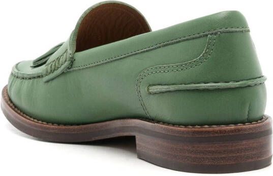 Sarah Chofakian Rive Droit loafers met kwastje Groen