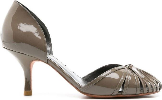 Sarah Chofakian round-toe pumps Grijs