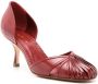 Sarah Chofakian ronde pumps Rood - Thumbnail 3