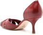 Sarah Chofakian ronde pumps Rood - Thumbnail 4