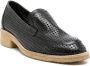 Sarah Chofakian Ronnie geperforeerde loafers Zwart - Thumbnail 2