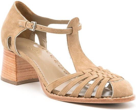 Sarah Chofakian Salomé Boheme pumps Beige