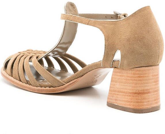 Sarah Chofakian Salomé Boheme pumps Beige