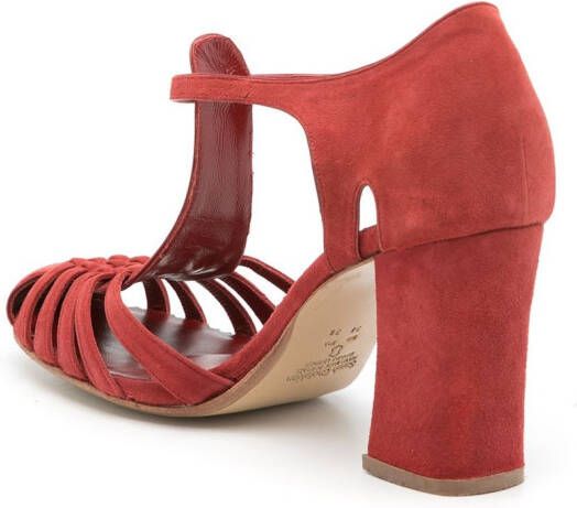 Sarah Chofakian Salomé Boheme pumps Rood