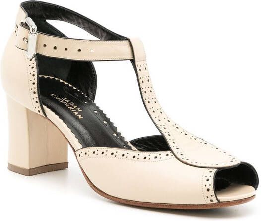 Sarah Chofakian Salomé Lalique pumps Beige