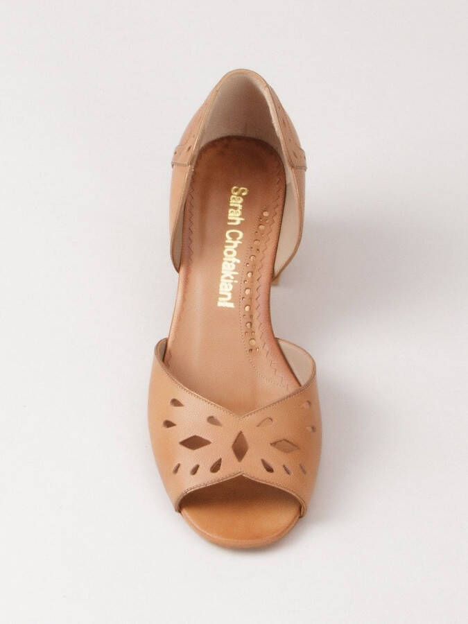 Sarah Chofakian chunky heel sandals Bruin