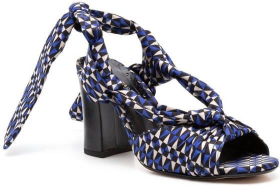 Sarah Chofakian Sandalen met enkelbandje Blauw
