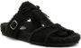 Sarah Chofakian Sandalen met open neus Zwart - Thumbnail 2