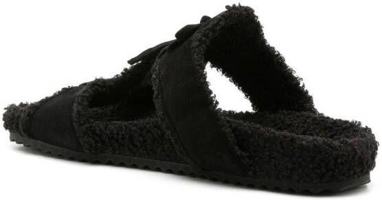 Sarah Chofakian Sandalen met open neus Zwart