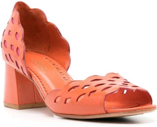 Sarah Chofakian Sapato Vivienne sandalen Oranje