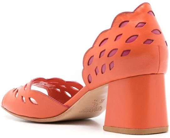 Sarah Chofakian Sapato Vivienne sandalen Oranje