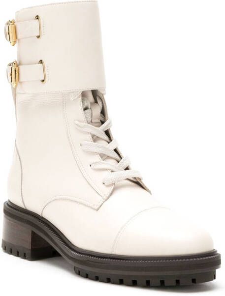 Sarah Chofakian Sarah combat boots Beige