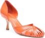 Sarah Chofakian Sarah gekooide pumps Oranje - Thumbnail 2