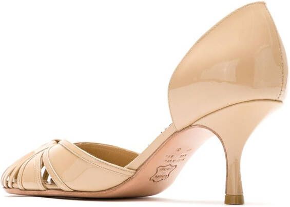 Sarah Chofakian Sarah leren pumps Beige