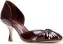 Sarah Chofakian Sarah leren pumps Rood - Thumbnail 2