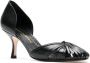 Sarah Chofakian Sarah leren pumps Zwart - Thumbnail 2