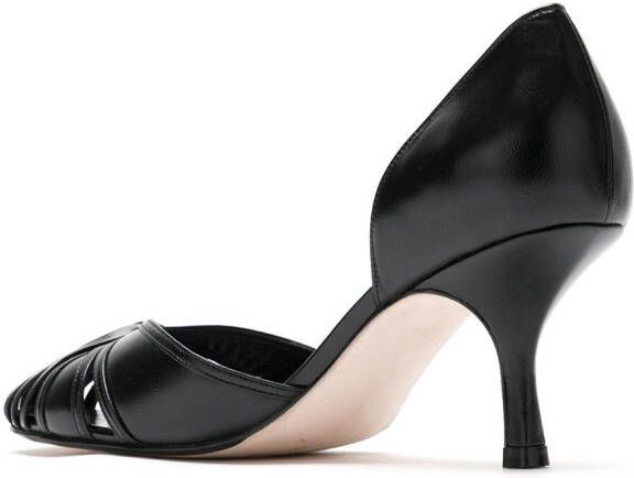 Sarah Chofakian Sarah leren pumps Zwart