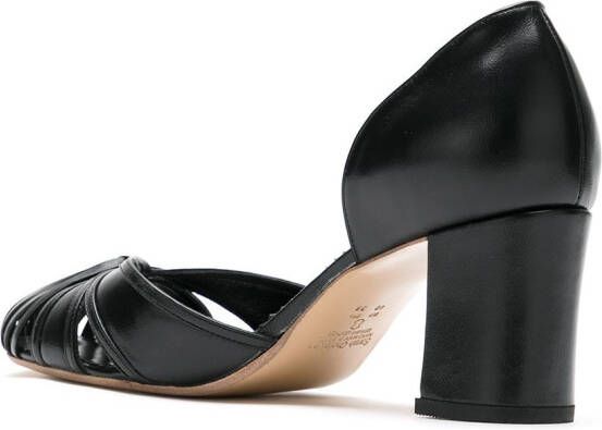 Sarah Chofakian Sarah leren pumps Zwart