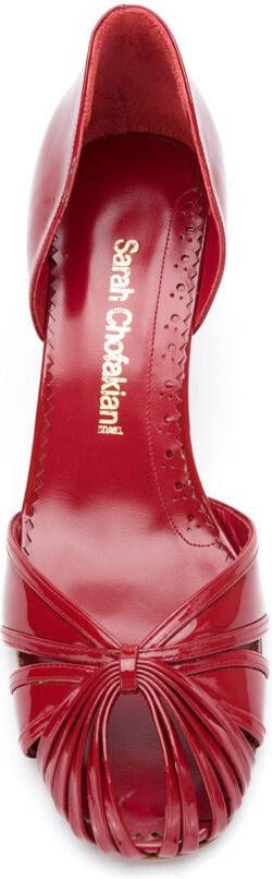 Sarah Chofakian Sarah pumps Rood