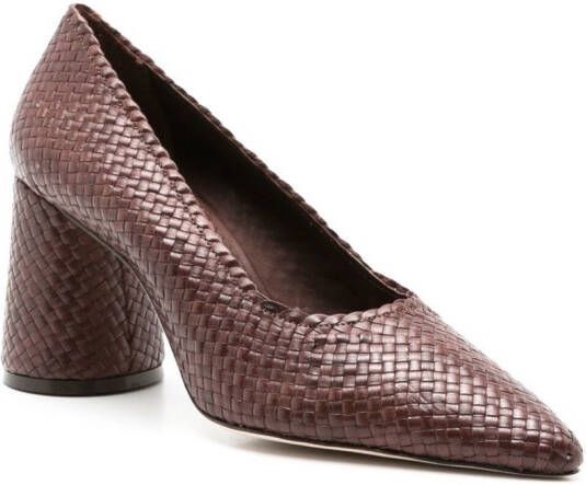 Sarah Chofakian Scapin Liam geweven pumps Bruin