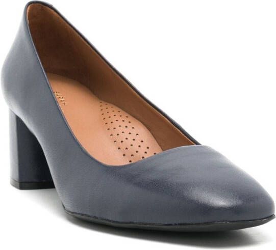 Sarah Chofakian Scarpin Beauvoir leren pumps Blauw