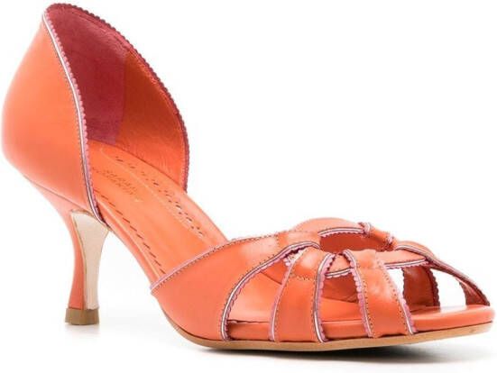Sarah Chofakian Scarpin Carrie sandalen Oranje