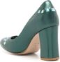 Sarah Chofakian Scarpin Moulins leren pumps Groen - Thumbnail 3
