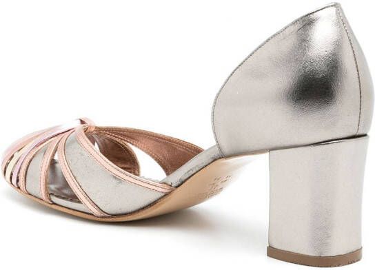 Sarah Chofakian Scarpin pumps met metallic afwerking